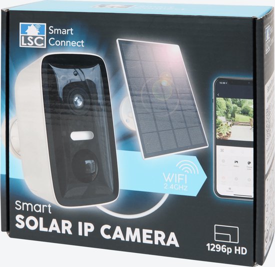 LSC Smart Connect Beveiligingscamera met Zonne-energie - €57,00
