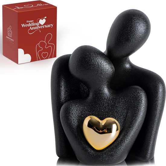 Stilte is Goud Abstracte Kunst Sculptuur - Creatief Ornament voor Thuis en Kantoor