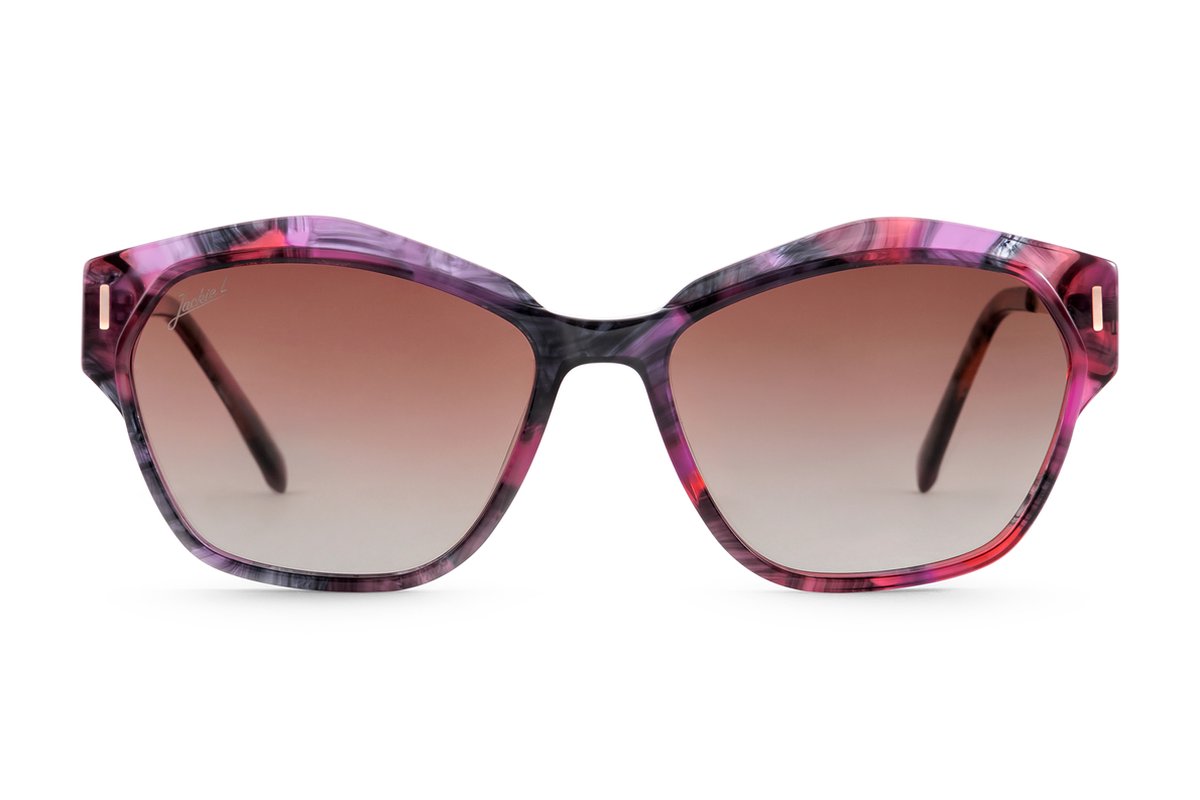 Jackie L Nancy ZO-0253B paars acetaat – roze dégradé polarised TAC – UV 400