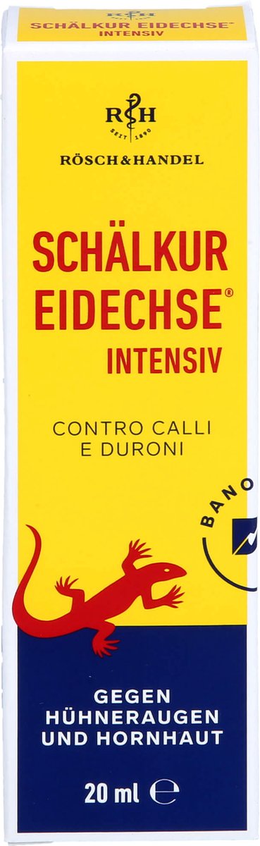 EIDECHSE SCHÄLKUR intensiv 40% Salicylsäure gegen Hühneraugen und Hornhaut, 20 ml Creme