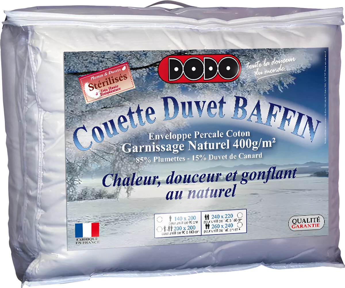 DODO Dekbed DODO Naturel dons BAFFIN - 240x260 cm