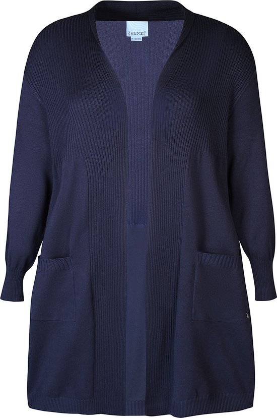 Gilet Zhenzi Kogle Bleu Marine Taille L50/52