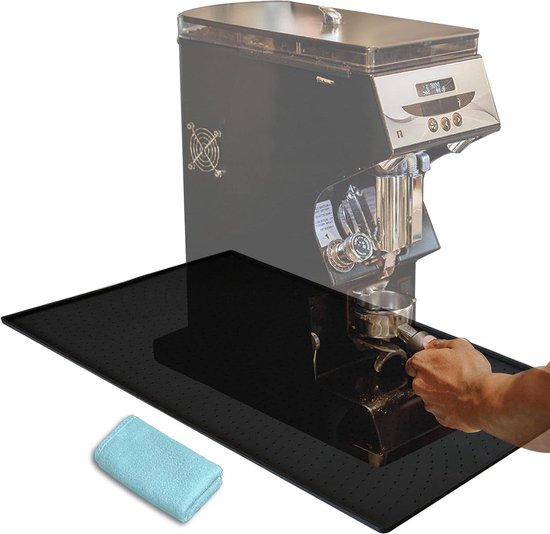 Siliconen Onderlegger Koffieapparaat AIEVE Siliconen Onderlegger Voor Koffiezetapparaat – 48x30 Cm Antislip | Voor De'Longhi, Philips & Meer Siliconen Matten Voor Koffiezetapparaat