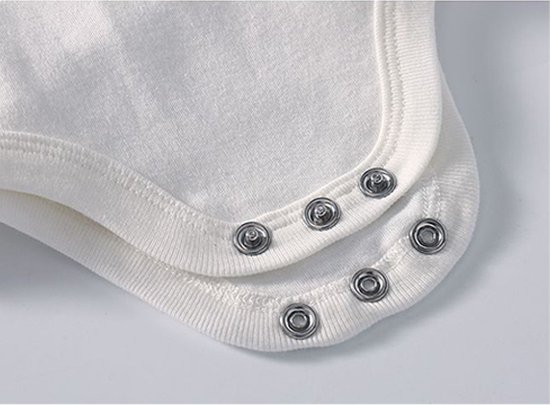 Hospitrix Bébé avec texte HOI DAD... | 0-3 mois |  Manche courte | Cadeau de Grossesse | Annonce | Annonce | Cadeau pour papa | Fête des pères