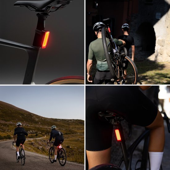 BBB Cycling Signal Pro 250 Lumen Achterlicht Fiets - Brandtijd: 21 Uur - IPX7 Waterdicht - Fietsverlichting USB C Oplaadbaar - Racefiets Verlichting - BLS-168 van BBB Cycling — afbeelding 3