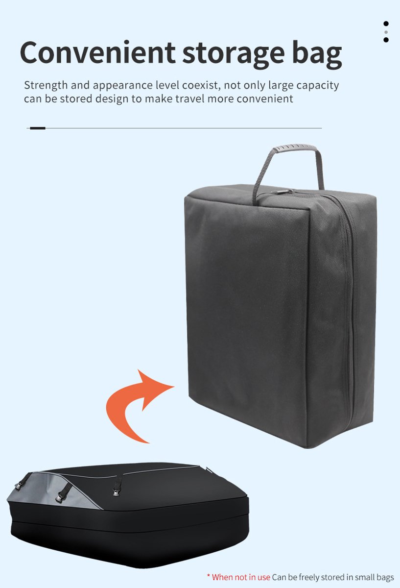 Dakkoffer set met cijferslot & tas & deurhaken- Inclusief antislipmat - 600liter (Maat M)-waterdichte-auto-daktas-flexibele-dakkoffer-zwart-oxford-1000D-pvc-binnenvoering-met-dakdrager-dakkoffer-opvouwbaar-130*100*45cm – foto 2