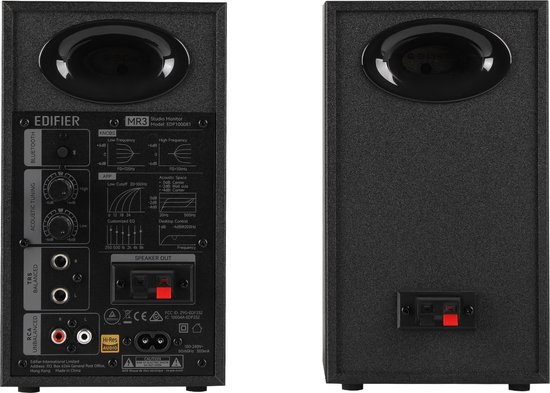 Edifier MR3 - Studio monitor speakers met Bluetooth / Zwart