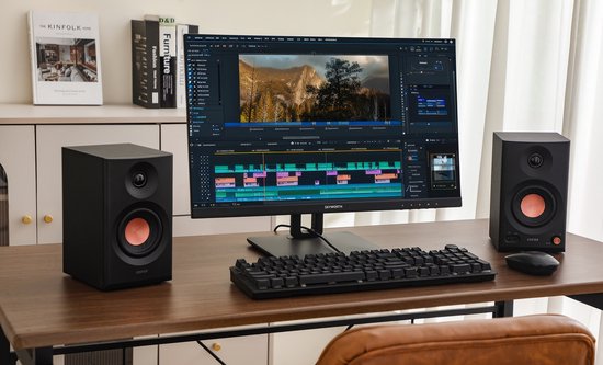 Edifier MR3 - Studio monitor speakers met Bluetooth / Zwart