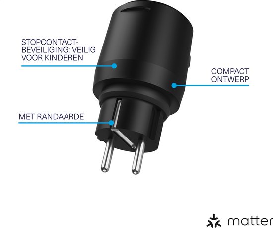 KlikAanKlikUit MAGC-2300 Matter Buiten Stopcontact Schakelaar