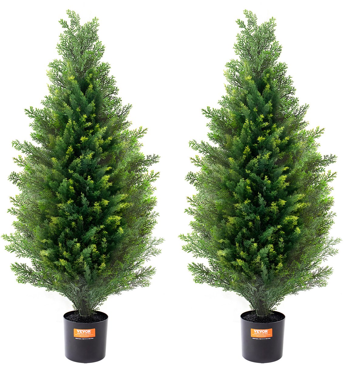 Vevor Set van 2 kunstceder vormsnoei kunstplanten PE Cipres 91,4 cm Groen