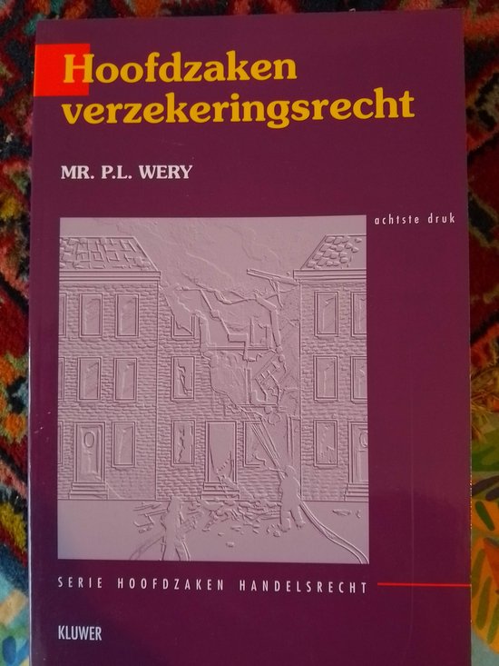 Hoofdzaken verzekeringsrecht - cover