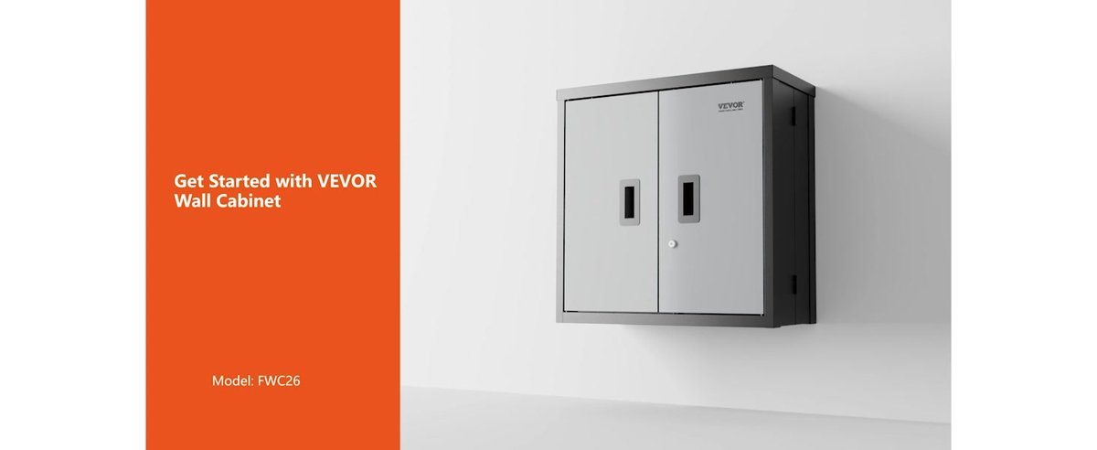 Armoire Murale Pliable VEVOR – Rangement Garage 66,5 Cm, Charge 108,8 Kg