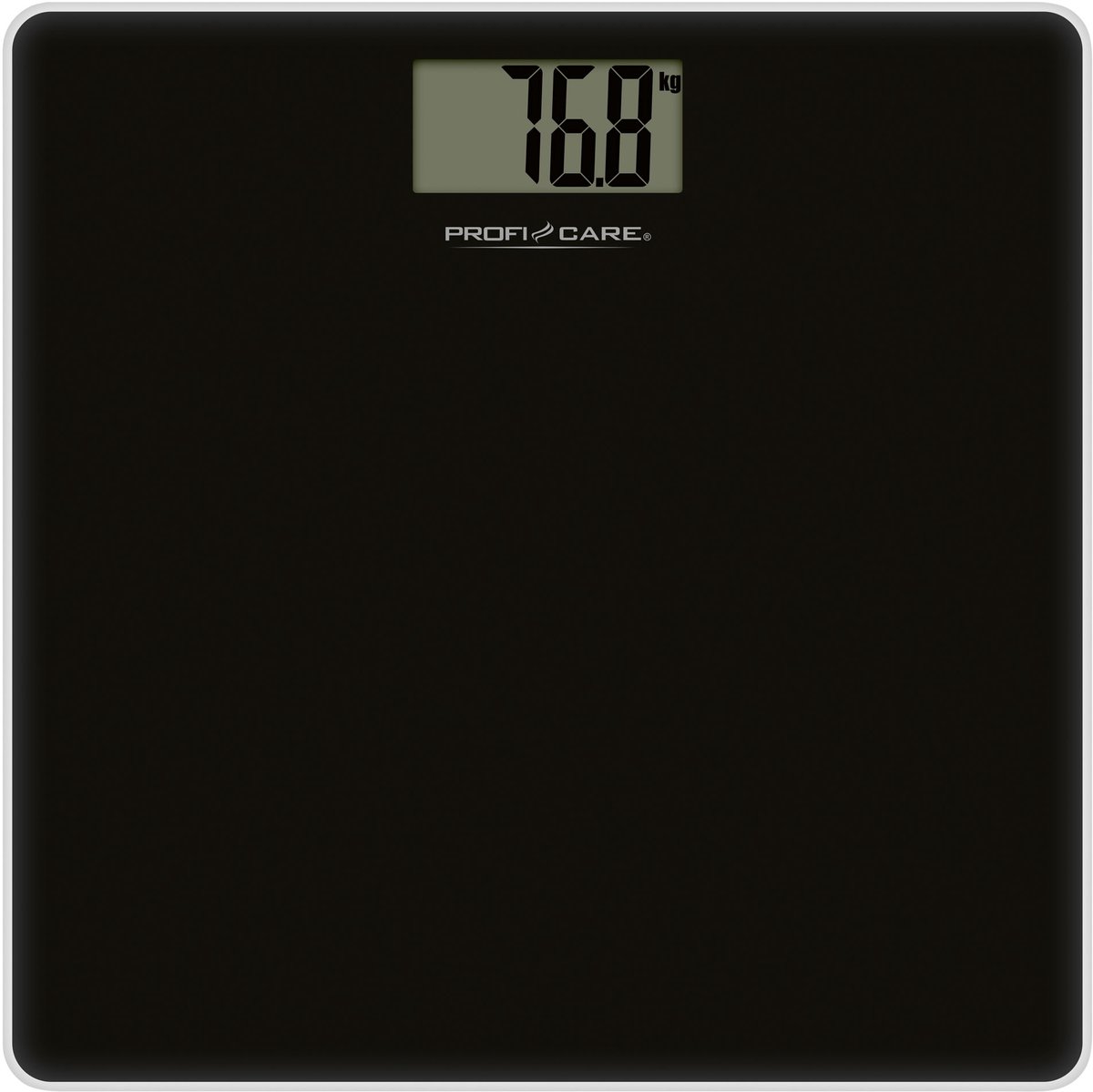 ProfiCare PW 3122 - Personenweegschaal - Glazen oppervlak - LCD Display - 5 tot 180 KG - Zwart