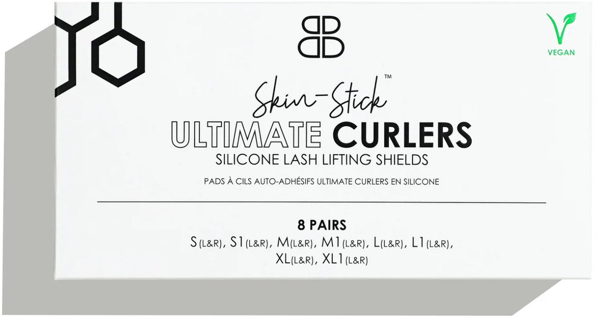 Beautiful Brows & Lashes Ultimate Skin Stick Curlers - Lash lifting Shields