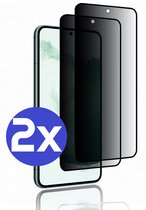 ArmorDrop Privacy Screenprotector Geschikt Voor Samsung S22 - Gehard Glas - 2 Stuks