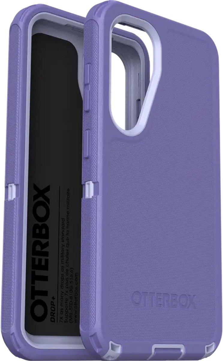 OtterBox Geschikt voor Samsung Galaxy S25 -Defender - Back Cover Hoesje - Paars