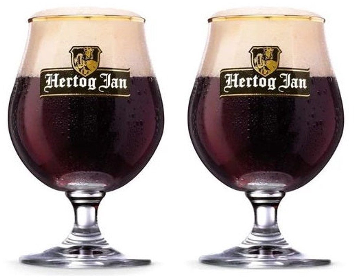Hertog Jan Bierbokaal op Voet 250 ml - 2 stuks