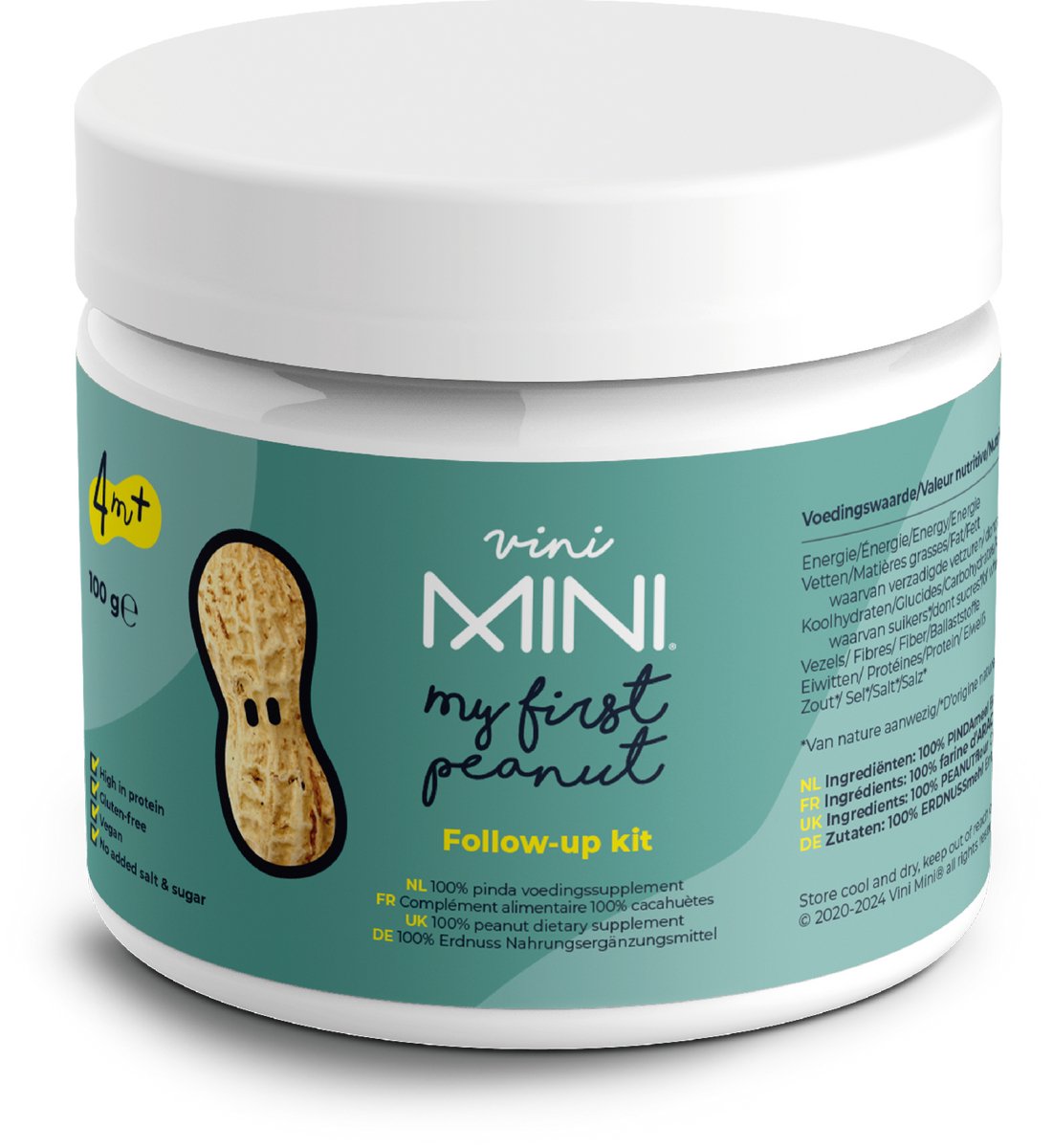 Goedkoopste Vini Mini Mijn Eerste Pinda Opvolgkit 100GR