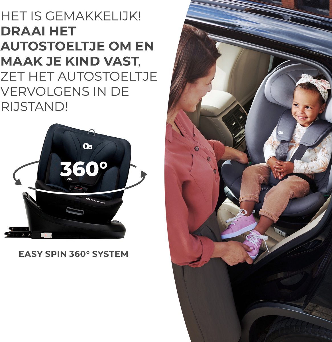 4kraft sp. z o.o. Kinderkraft I-GROW I-SIZE Autostoel thumbnail 5