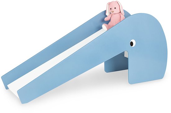 Pinolino Kinderträume houten binnen glijbaan "Lotta" licht blauw 213499 speelmateriaal voor binnen
