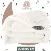 Sleep Comfy - Wollen Dekbed All Year Dekbed Enkel | 200x200 cm - 30 dagen Proefslapen - 100% Zuiver Australische Scheerwol - Anti Allergie Dekbed - Wasbaar - Tweepersoons Dekbed- Zomerdekbed & Winterdekbed