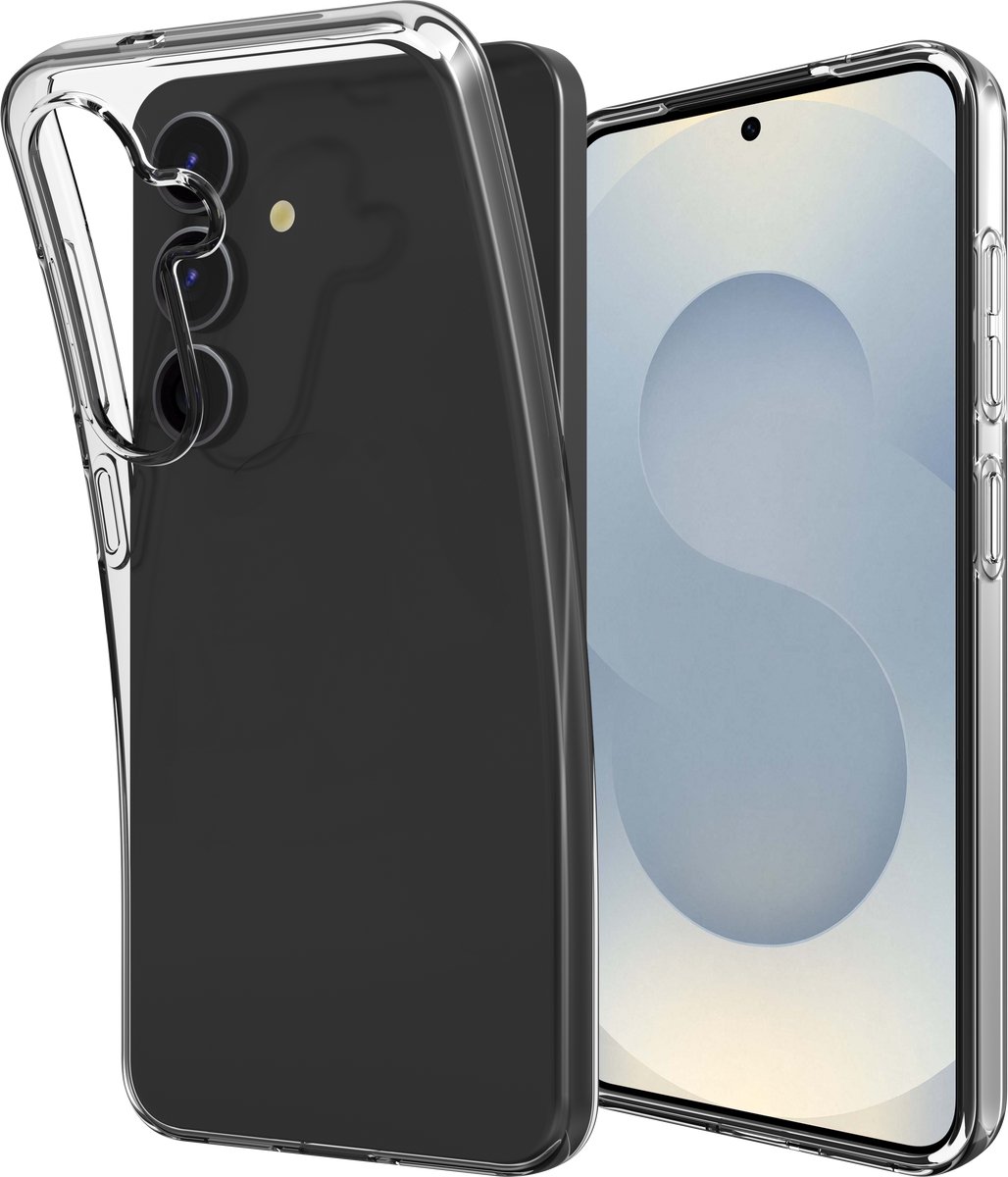 Cazy hoesje geschikt voor Samsung Galaxy S25 Plus Hoesje Siliconen - Flexibele 100% GRS Case - Transparant