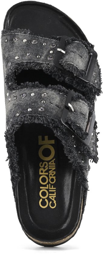 Sandales pour femmes Colors of California noir Denim - Femme - Taille 39