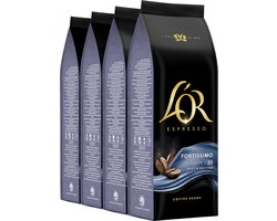 L'OR Espresso Fortissimo Koffiebonen - Intensiteit 10/12 - 4 x 500 gram