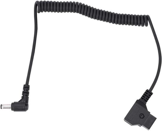 Cavo Alimentazione DC 5,5x2,5mm A D-Tap – Per Batterie V-Mount, DSLR Rig E Anton, Lunghezza 0,6m
