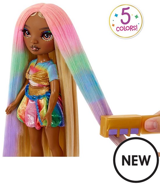 Rainbow High modepop haarkrijt Meline goud - haarstyling pop. van Rainbow High — afbeelding 4