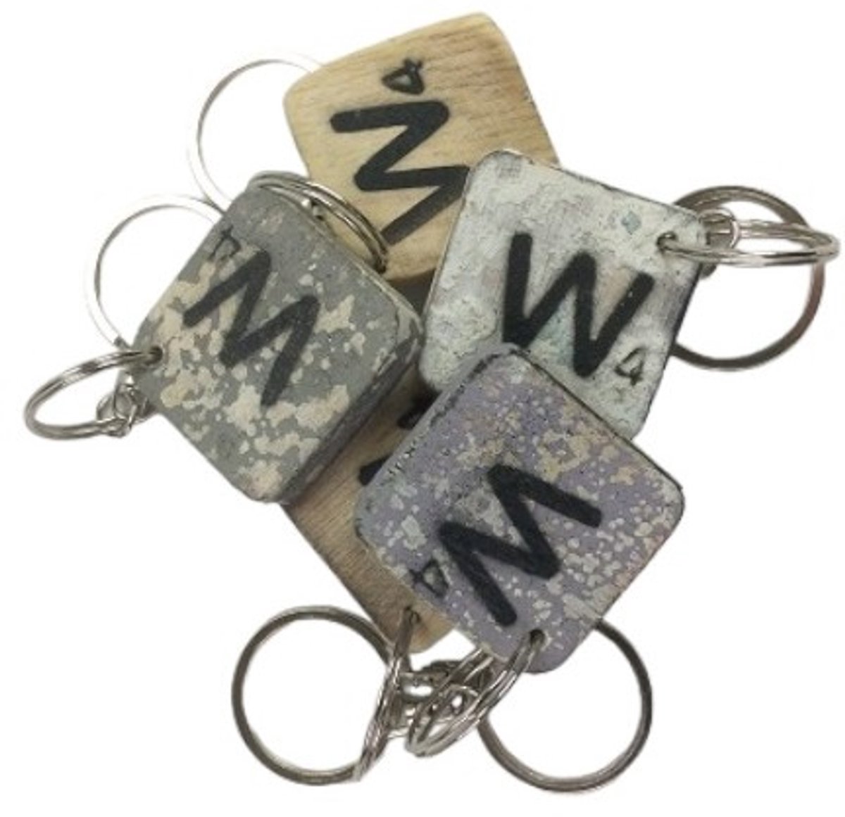 Sleutelhanger letter W
