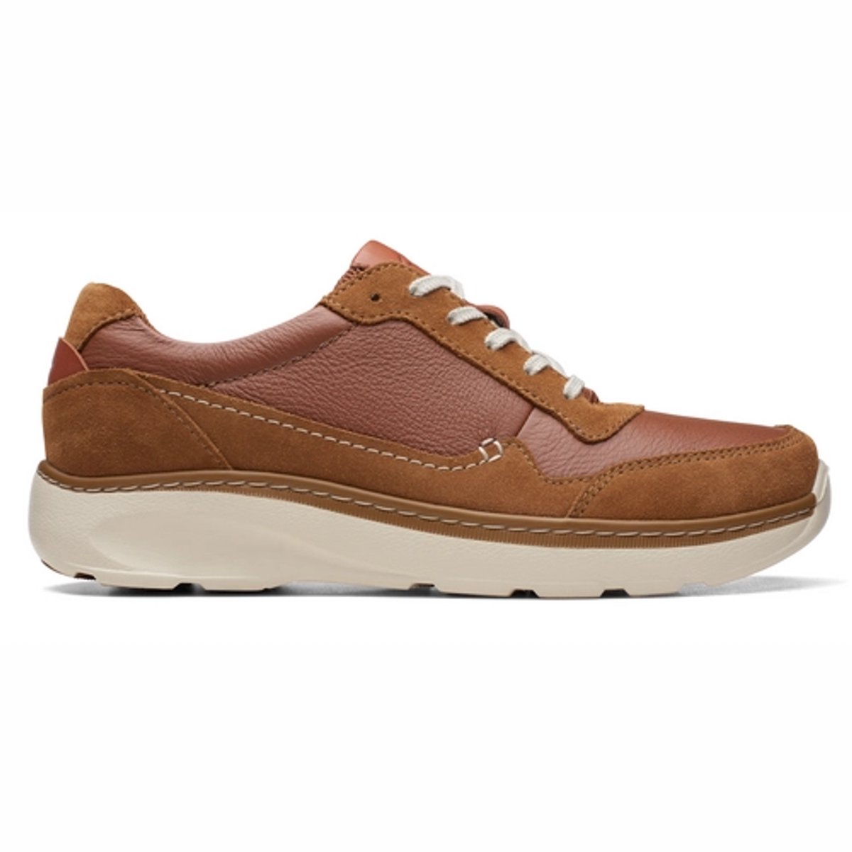Clarks Veterschoen Men ChartLite Move Dark Tan Leather