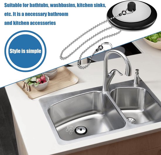 Afvoerstop voor de keuken en badkamer! - anti haren - doucheputje- anti Afvoerstop voor de keuken en badkamer! - anti haren - doucheputje- anti
