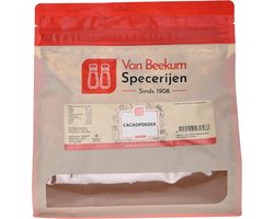 Van Beekum Specerijen - Cacaopoeder - 1 KG (hersluitbare stazak)