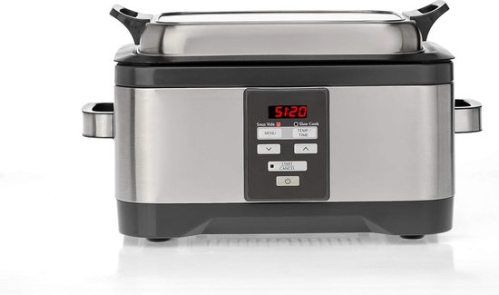 Slowcooker Programmeerbare Slowcooker 550W Zilver - Slowcooker - €358,95