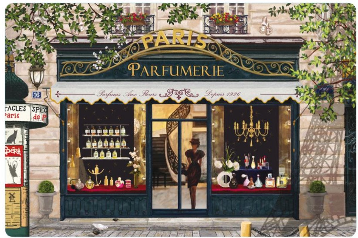 Winkel Placemat Set Parfumerie Paris Assortis 30 X 45 (per stuk)