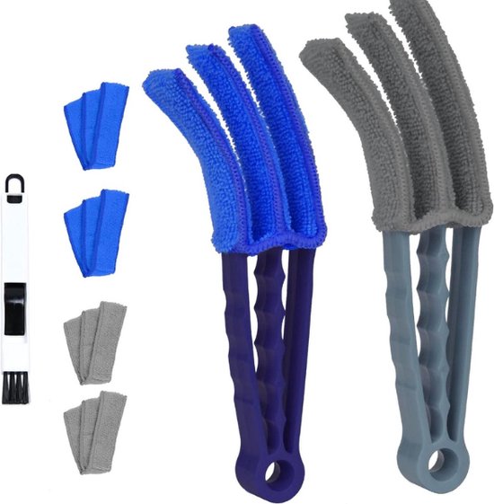2 stuks afneembare en wasbare jaloezie-reiniger set jaloezie-reiniger gereedschap, blinde stofwisser jaloezie-reinigingsborstel voor luiken airconditioning ventilatiehoezen (oranje 2 stuks afneembare en wasbare jaloezie-reiniger set jaloezie-reiniger gereedschap, blinde stofwisser jaloezie-reinigingsborstel voor luiken airconditioning ventilatiehoezen (oranje