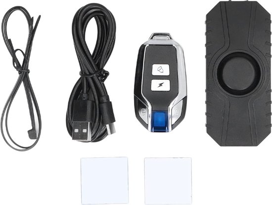 Fatbike Alarm met Bewegingssensor – Waterdicht, Compact, Luid Alarmsysteem voor Fiets en E-Bike Veiligheid