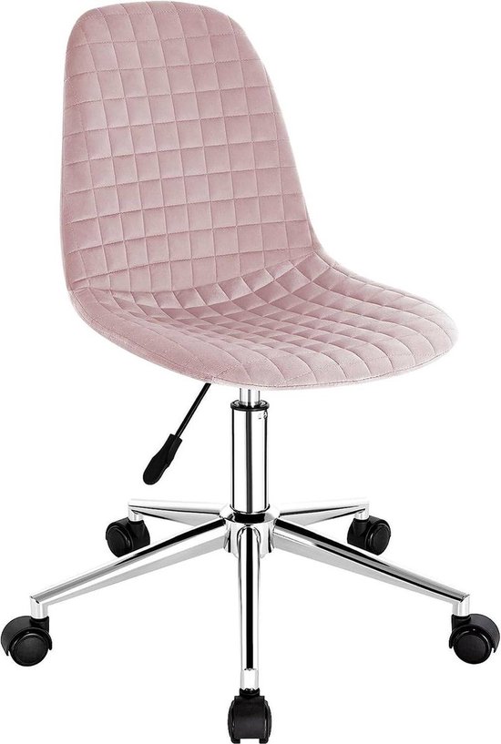 CARO-Möbel Alpaca Draaistoel voor kinderen, kunstleer, lichtblauw, kinderbureaustoel, in hoogte verstelbaar, ergonomisch met lama-motief, bureaustoel op wielen