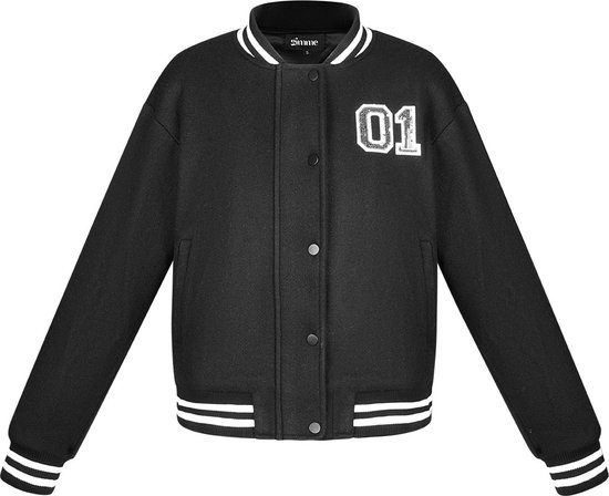 Bomberjack sporty spice - nieuwe collectie - dames - zwart - maat L