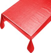 Tafelzeil Metallic Rood 450 x 140 cm - Beschikbaar in 11 maten - Geleverd in een koker