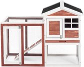 Bol.com Bolt Edge Kippenhok - Hout - Voor knaagdieren en konijnen - Binnen en buiten gebruik aanbieding