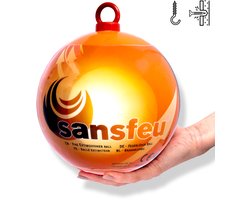 Brandblusbal 1,3 kg - Automatische Blus bal - Fireball - Inclusief ophangbeugel - Brandblusser - Brandklasse ABC - Geschikt voor auto, keuken, kelder, zolder, ... - FYB13 - SansFeu