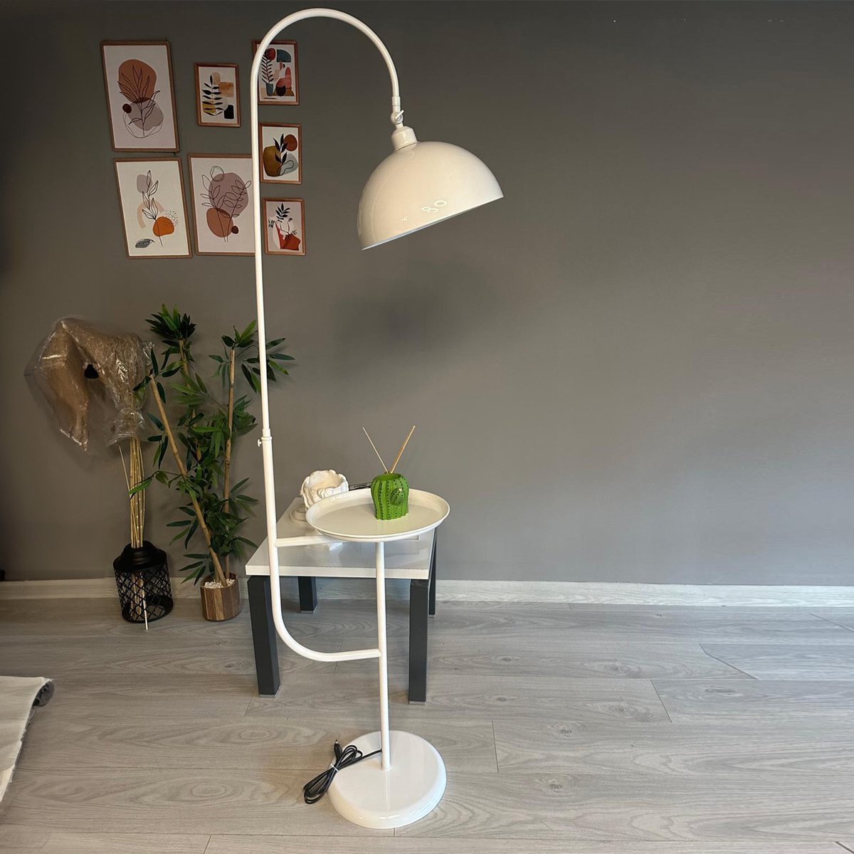 Bamyum Elaris hanglamp, Moderne stijl, Ø37 cm, goudkleurig metalen lamp