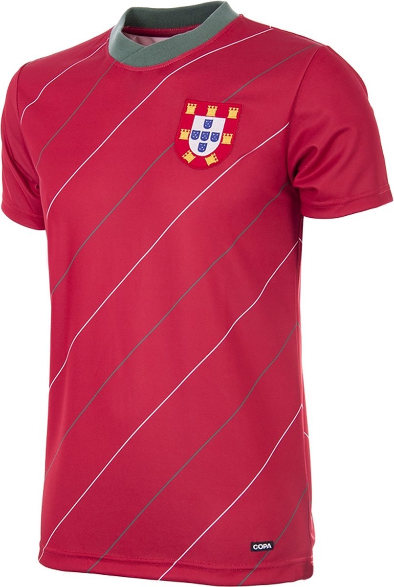 COPA - Portugal 1984 Retro Voetbalshirt - Mannen - Rood - XXL