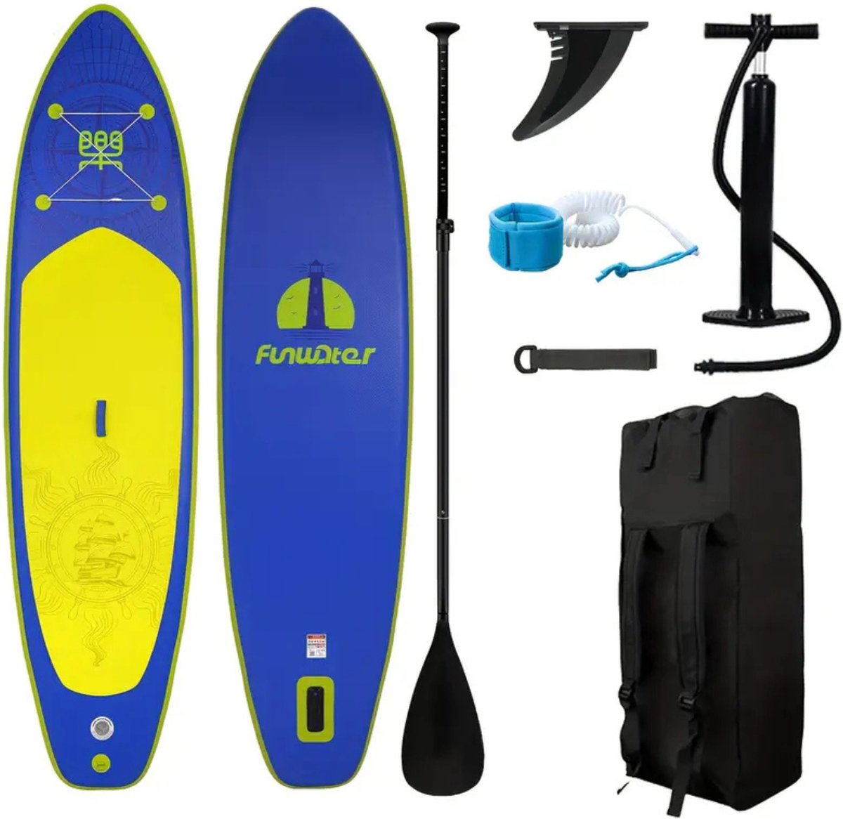 Livano Sup Board - Opblaasbaar - Supboard - Sup Boards - Paddle - Kayak - Blauw - 350cm