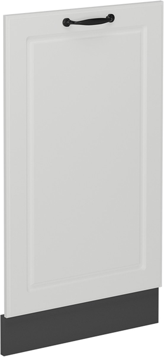 Vicco R-Line Vaatwasserfrontpaneel – 45 cm zonder werkblad Wit Landhuis
