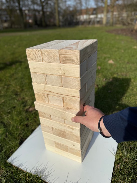 Jenga 36 blokken XXL Jenga Vallende toren Mega Jenga Jenga