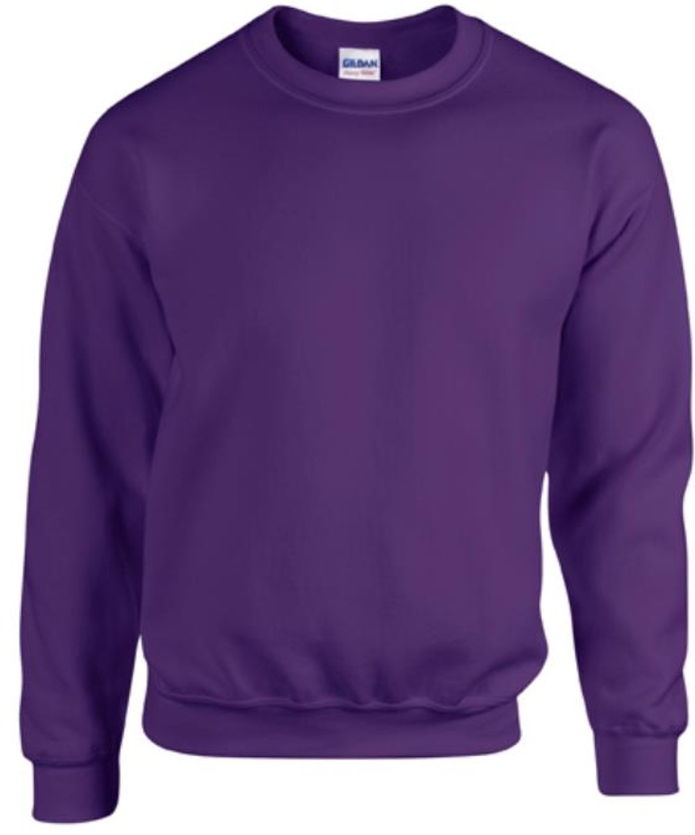 Gildan - Heavy Blend Unisex Sweater - Purple maat 3XL
