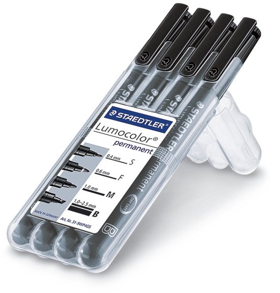 Ensemble de stylos permanents Lumocolor - Coffret SFMB